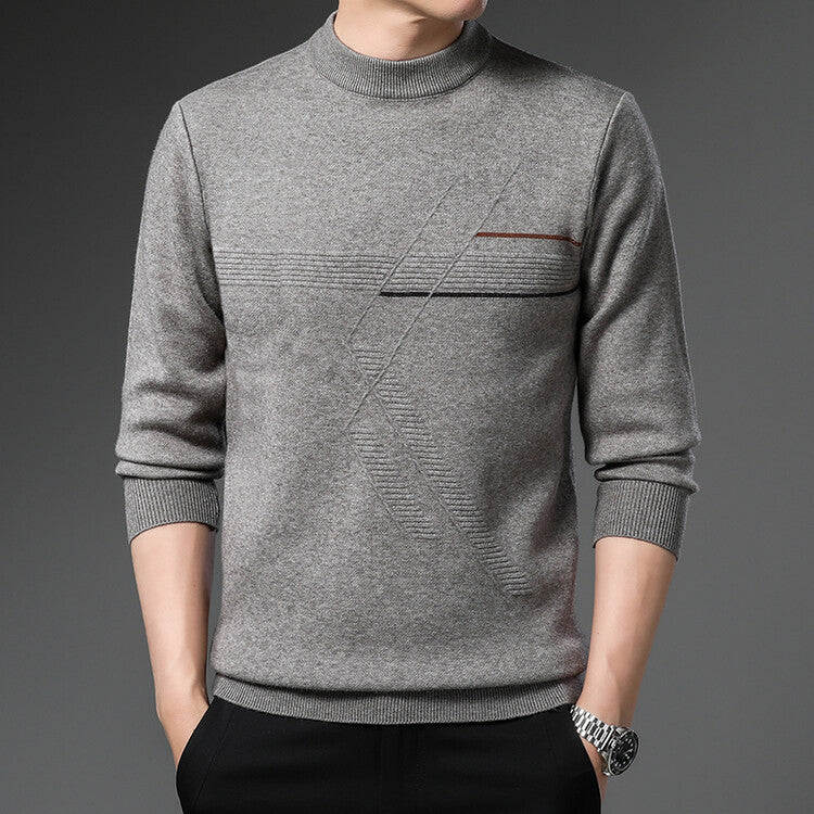 Thickened Sweater Men's Round Neck