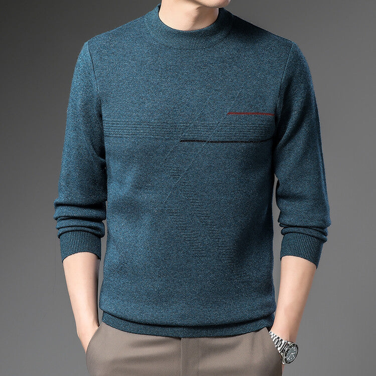 Thickened Sweater Men's Round Neck