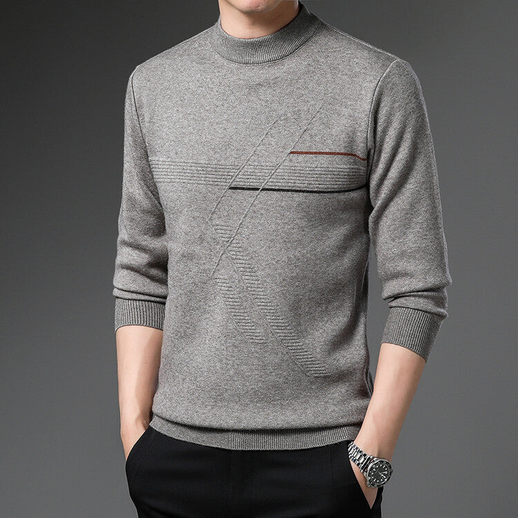 Thickened Sweater Men's Round Neck