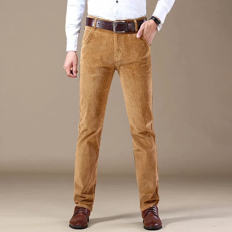 Corduroy Slim-fit Dress Pant