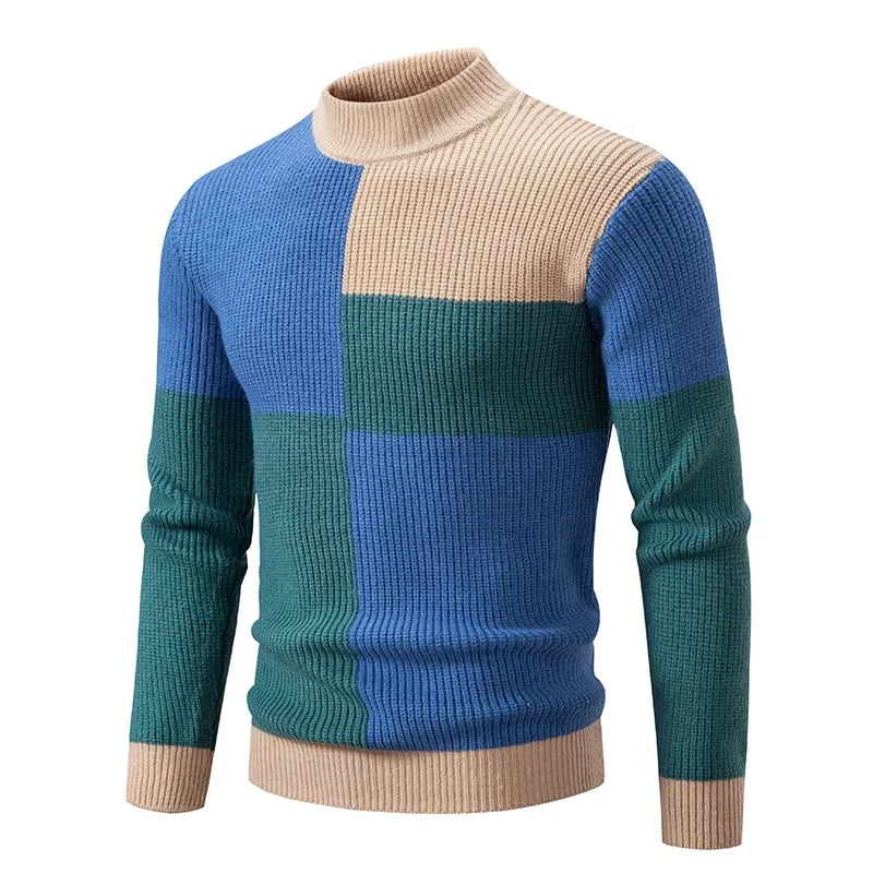 Mock Neck Knitwear Sweaters