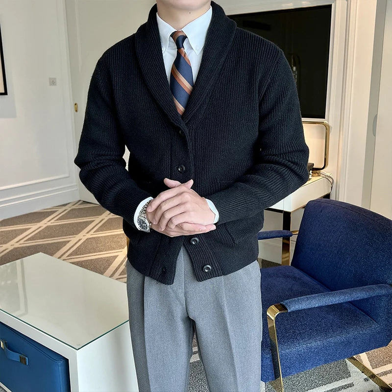 Knitted Luxury Buttons Cardigan Sweatercoat