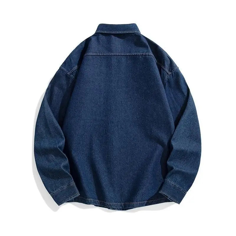 Long Sleeved Thick Jeans Shirt