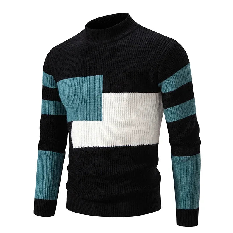 Mock Neck Knitwear Sweaters
