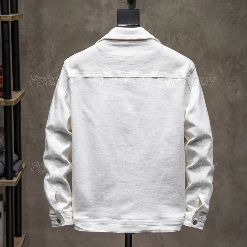 Pure White Denim  Two-piece Set