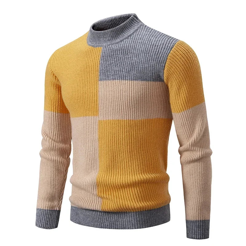 Mock Neck Knitwear Sweaters