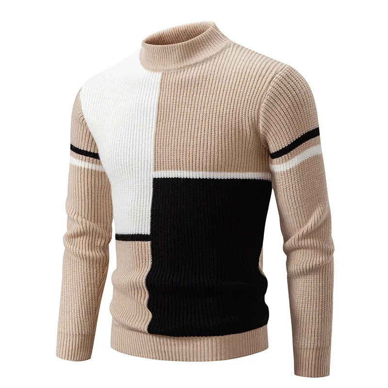 Mock Neck Knitwear Sweaters