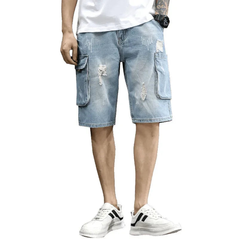 Jeans Cargo Shorts