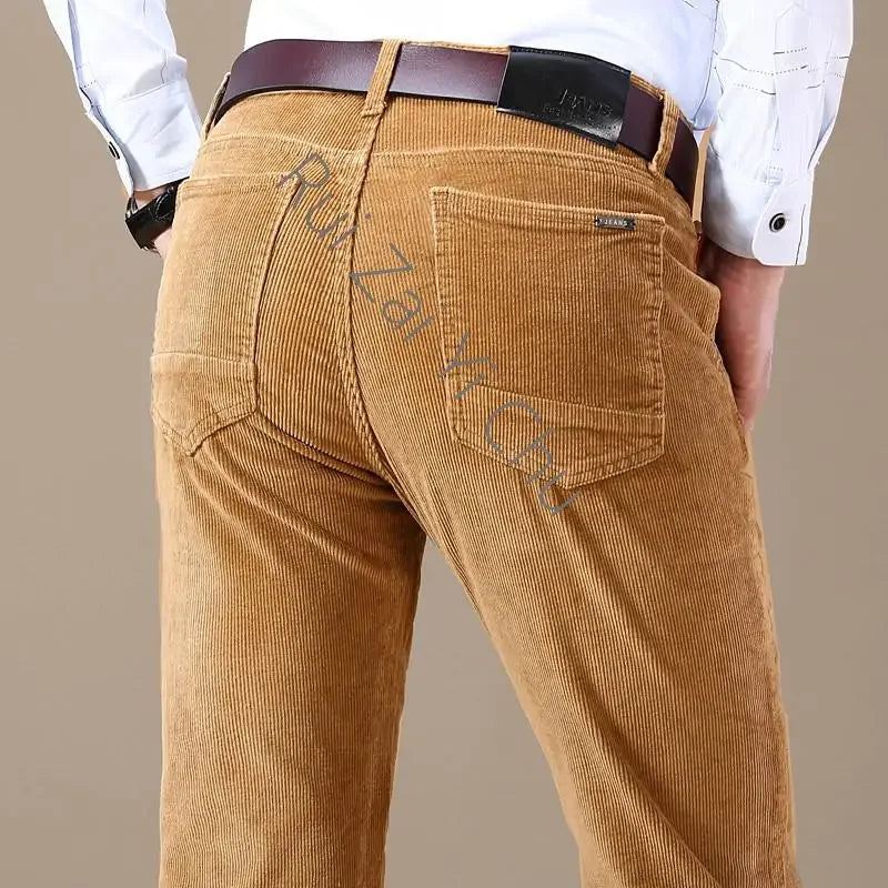Corduroy Slim-fit Dress Pant