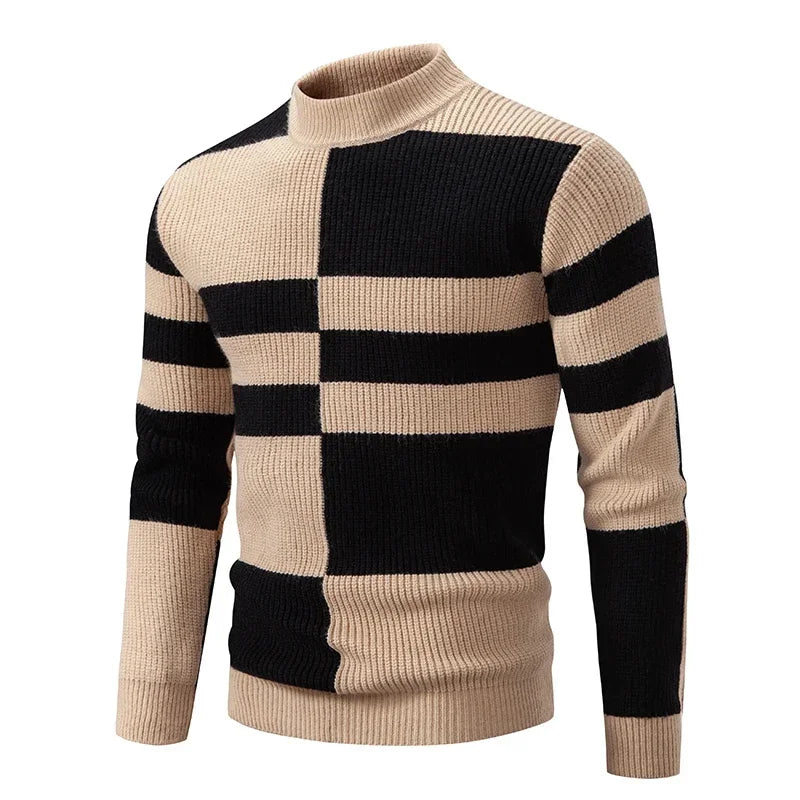 Mock Neck Knitwear Sweaters