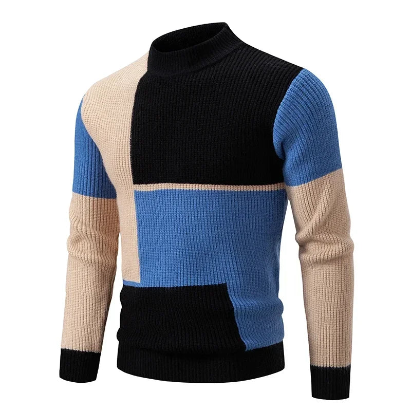 Mock Neck Knitwear Sweaters