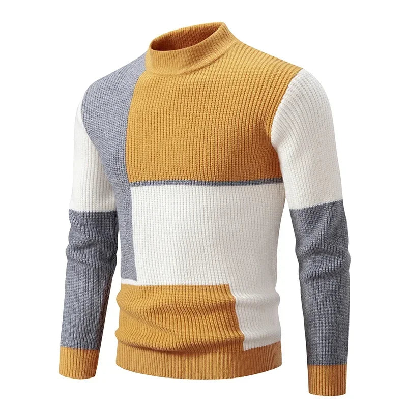 Mock Neck Knitwear Sweaters