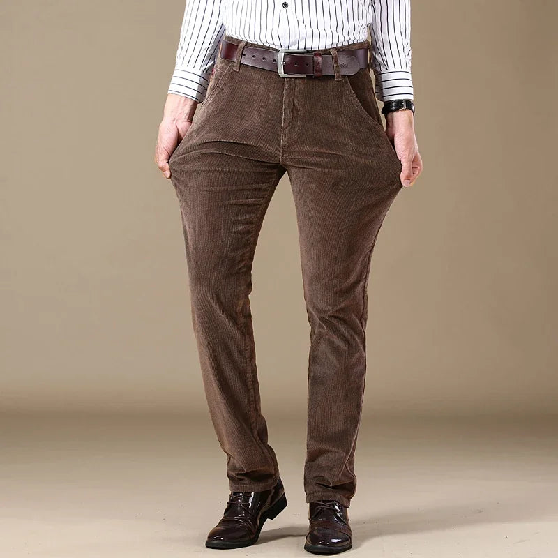 Corduroy Slim-fit Dress Pant