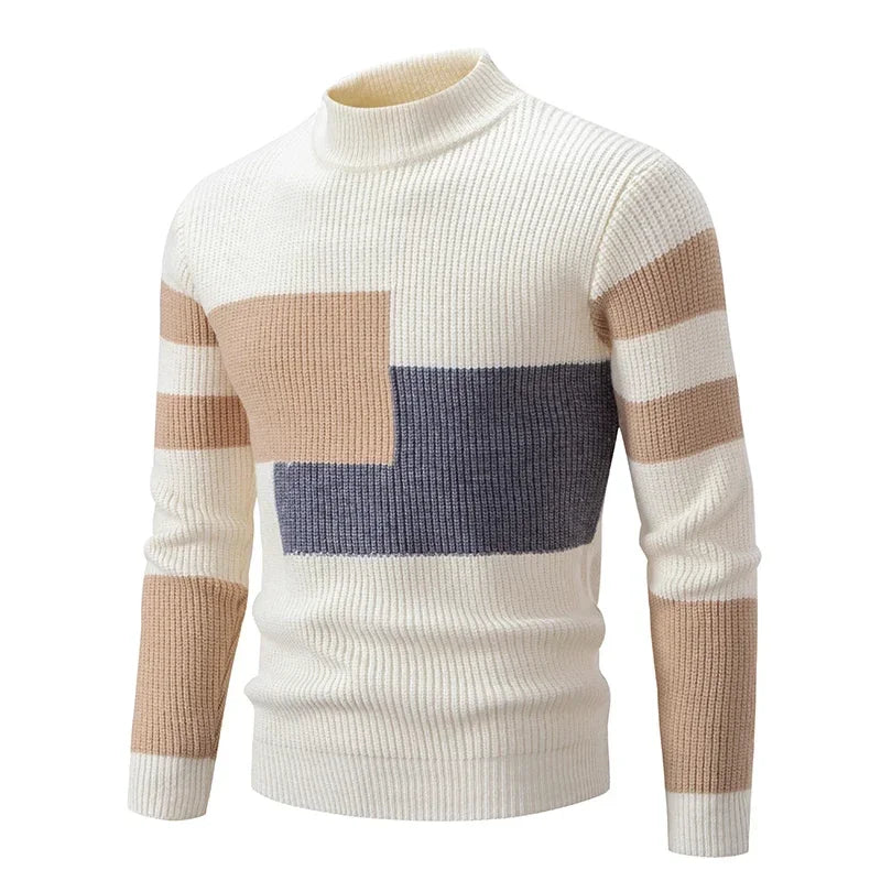 Mock Neck Knitwear Sweaters