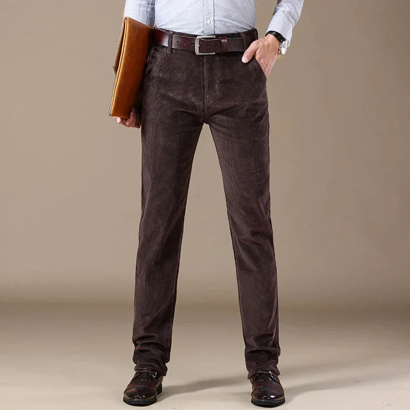 Corduroy Slim-fit Dress Pant