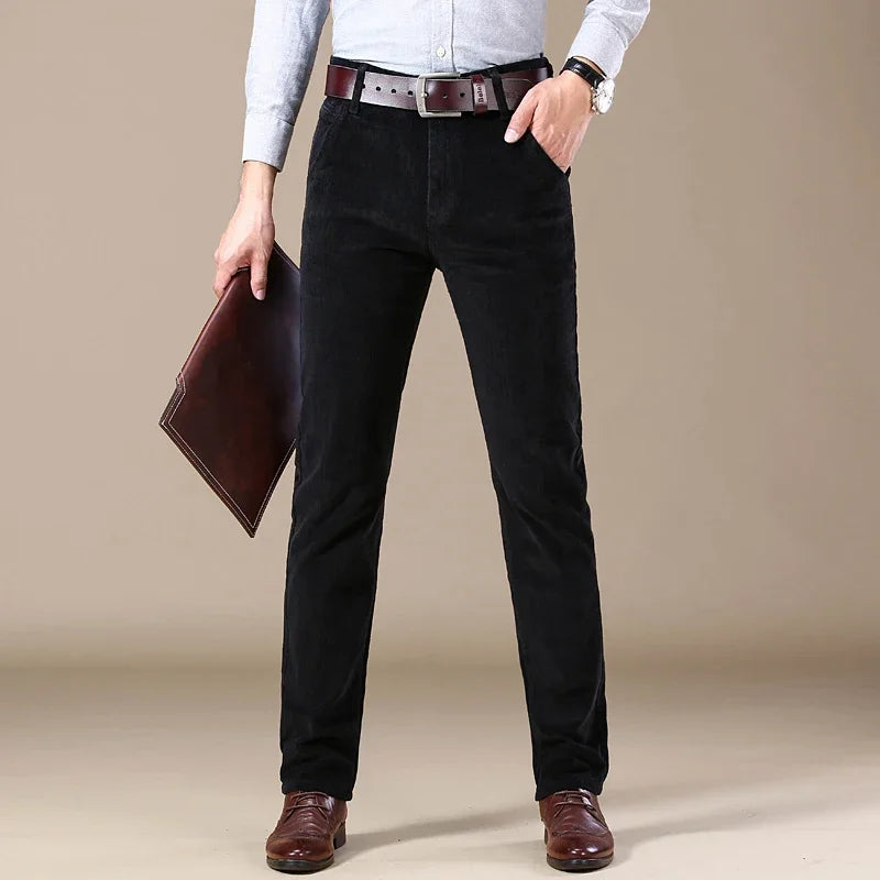 Corduroy Slim-fit Dress Pant