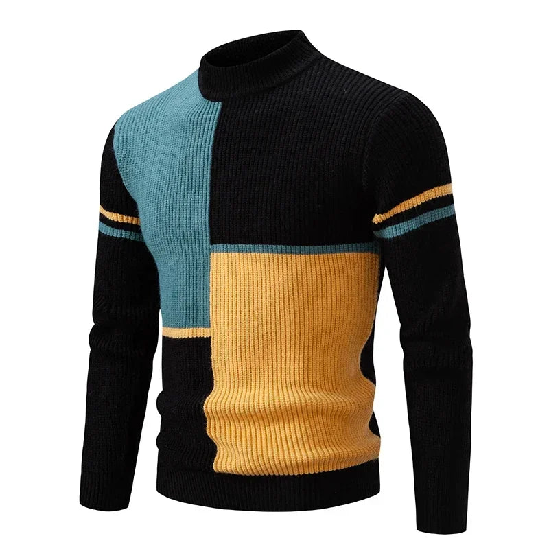 Mock Neck Knitwear Sweaters