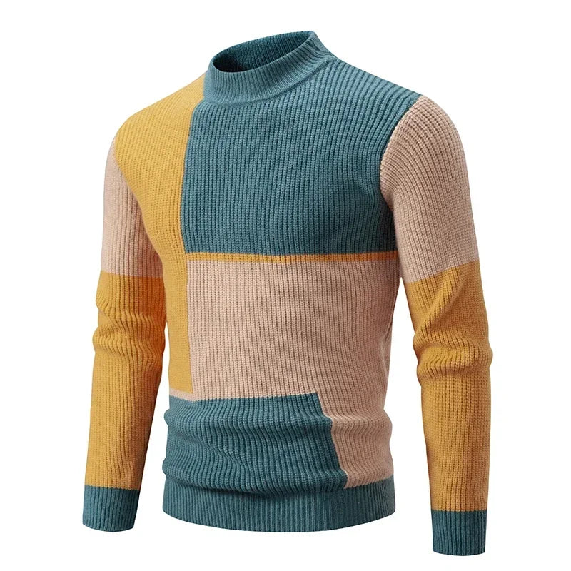 Mock Neck Knitwear Sweaters
