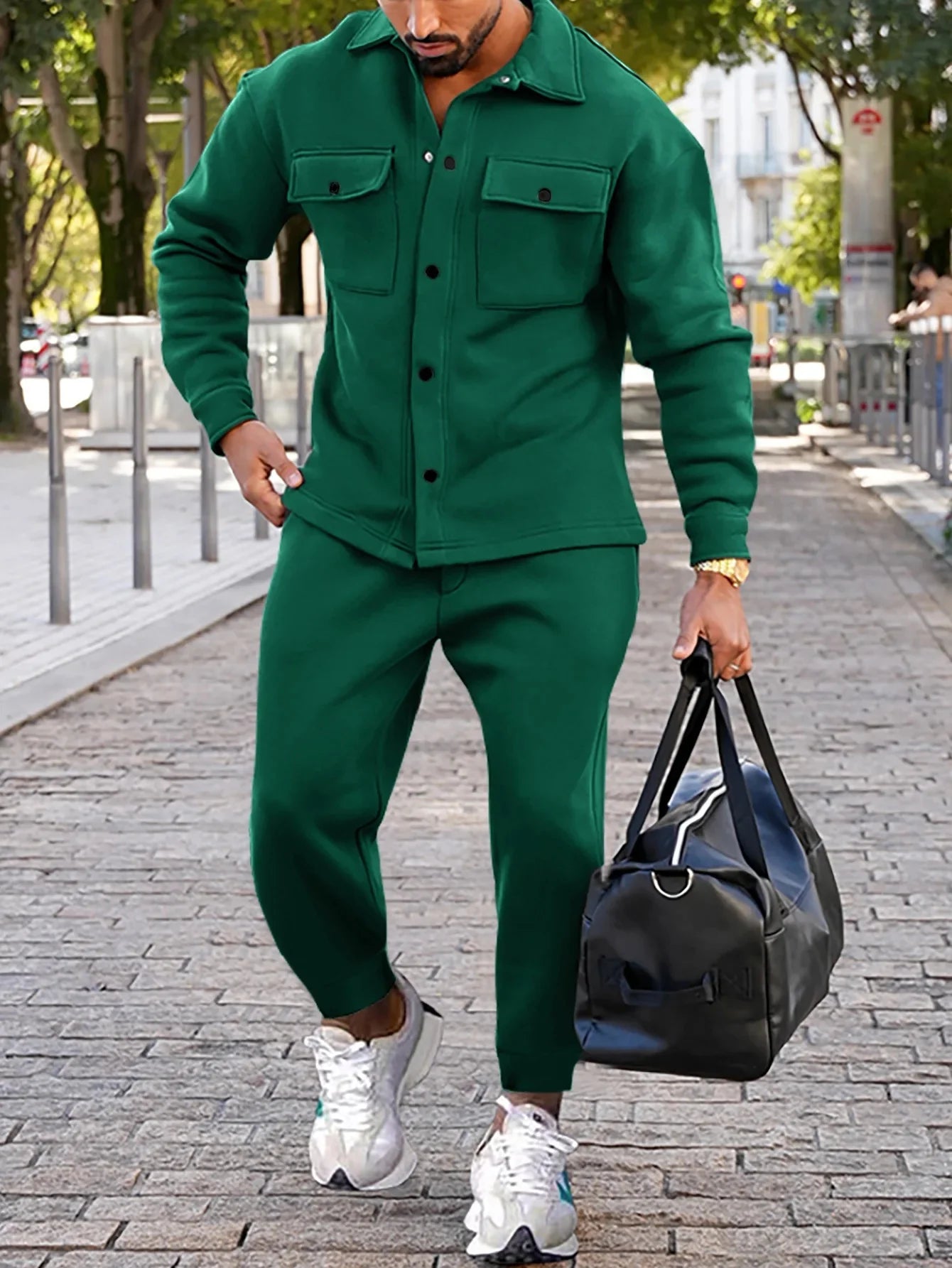 Dual Pocket Casual Political 2-Piece