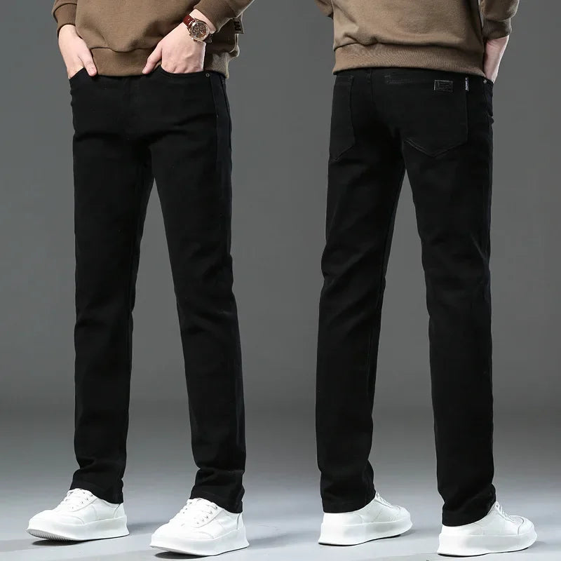 Straight-Leg Jeans Pants