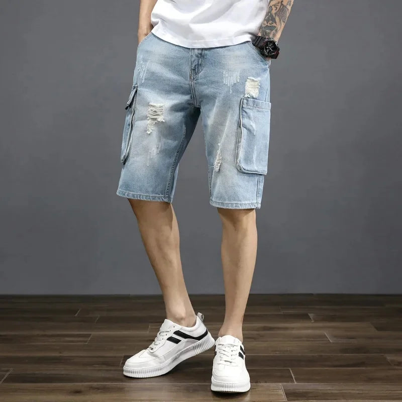 Jeans Cargo Shorts