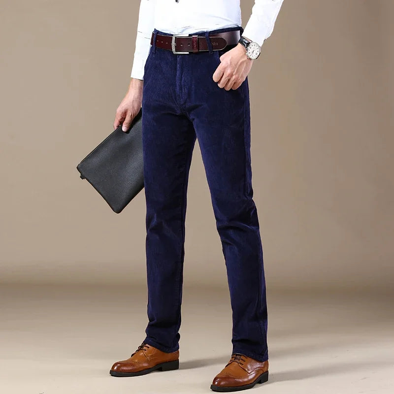 Corduroy Slim-fit Dress Pant