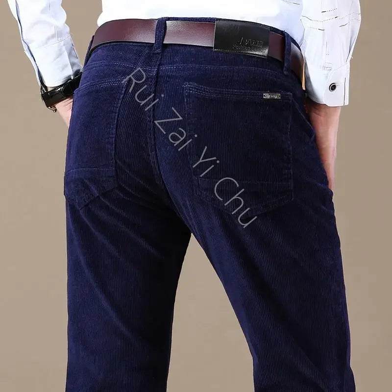 Corduroy Slim-fit Dress Pant
