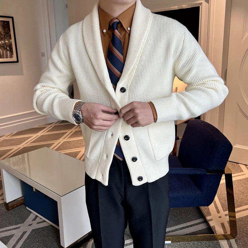 Knitted Luxury Buttons Cardigan Sweatercoat