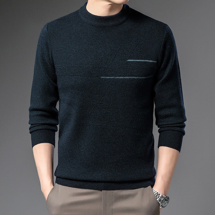 Thickened Sweater Men's Round Neck