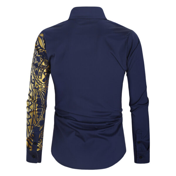 Bronzed Printed Long Sleeve Shirt - Image 4