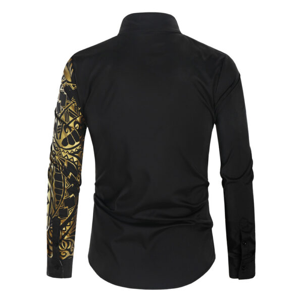 Bronzed Printed Long Sleeve Shirt - Image 7