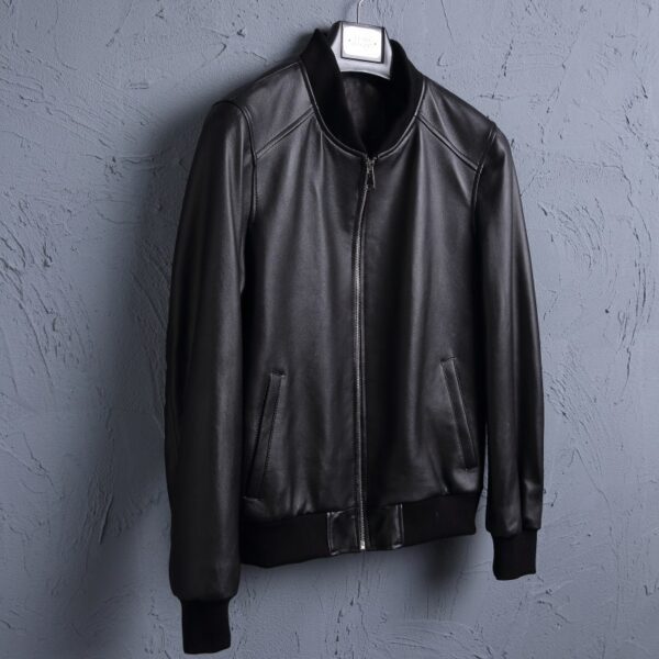 Men's Summer Leather Jacket - Image 3