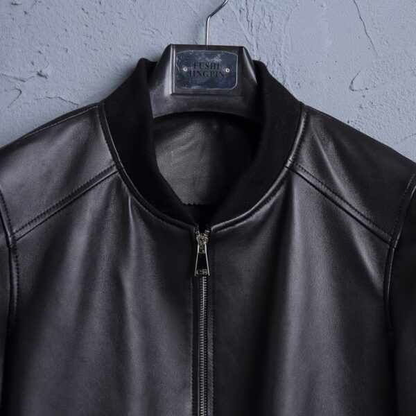 Men's Summer Leather Jacket - Image 4