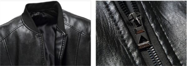 Men's Smooth Leather Jackets - Image 4