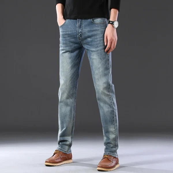 Classic Straight Jeans Trousers