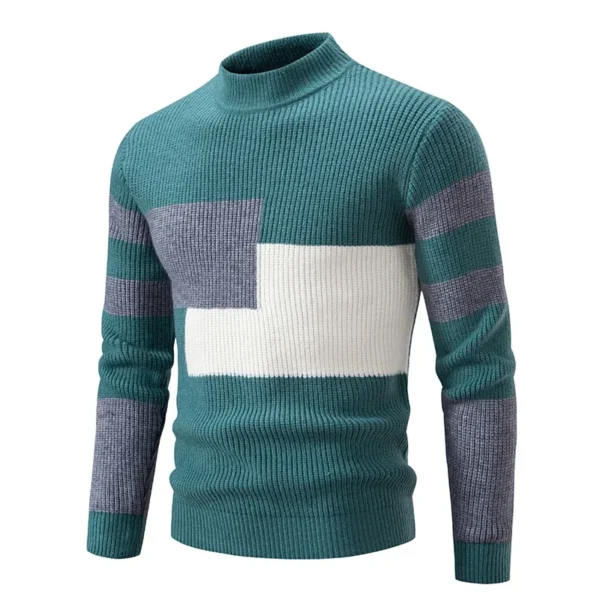 Knitted Sweater Sweatshirt - Image 3