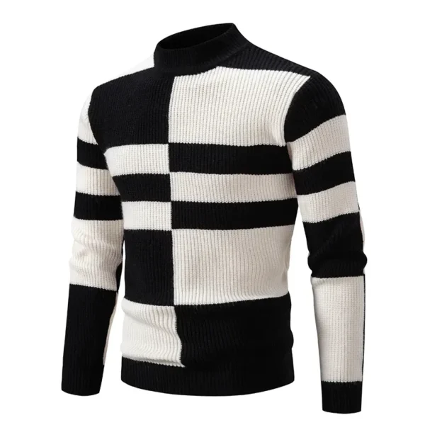 Knitted Sweater Sweatshirt - Image 9