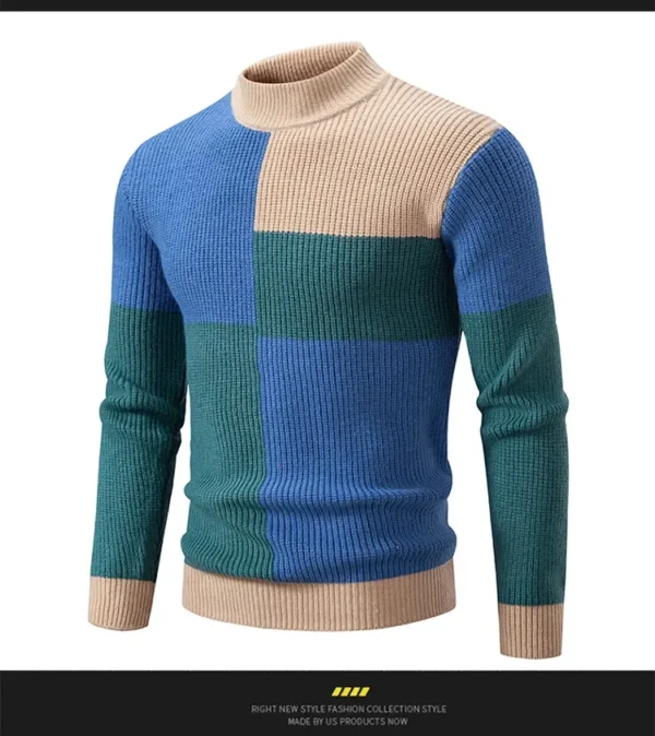 Knitted Sweater Sweatshirt - Image 7